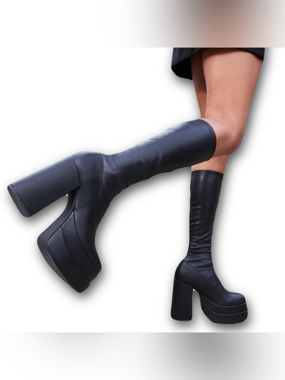 Steve Madden chunky Cypress heel boots
